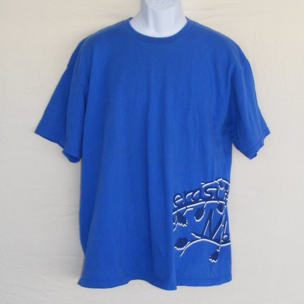 ERASURE Concert Tee, XL, Nightbird, Blue Hip Print